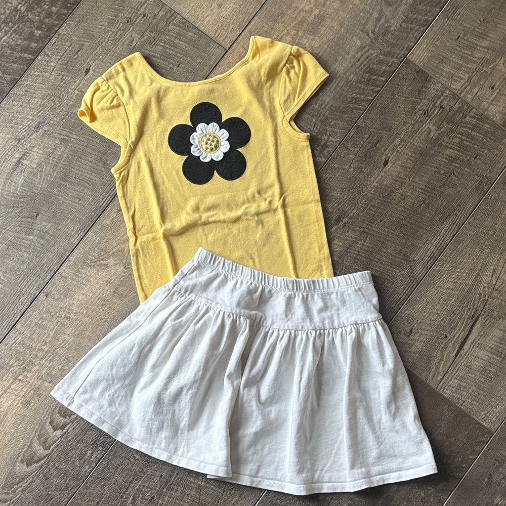 Gymboree outfit Yellow & White